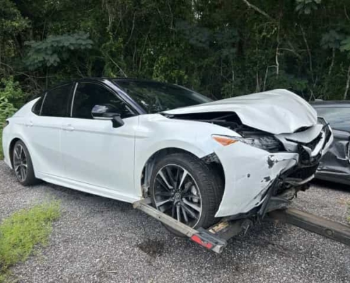 Car Involved in I-65 Wreck on Dolly Parton Bridge